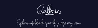 Ballerin by Jehoo Creative — Script Handwritten Font — thumbnail 2