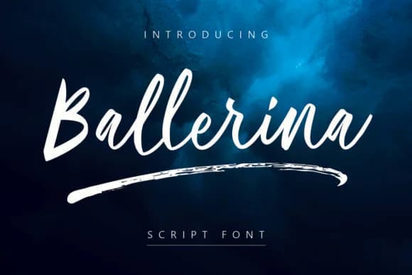 Ballerina Font by Geranium.co —  Font