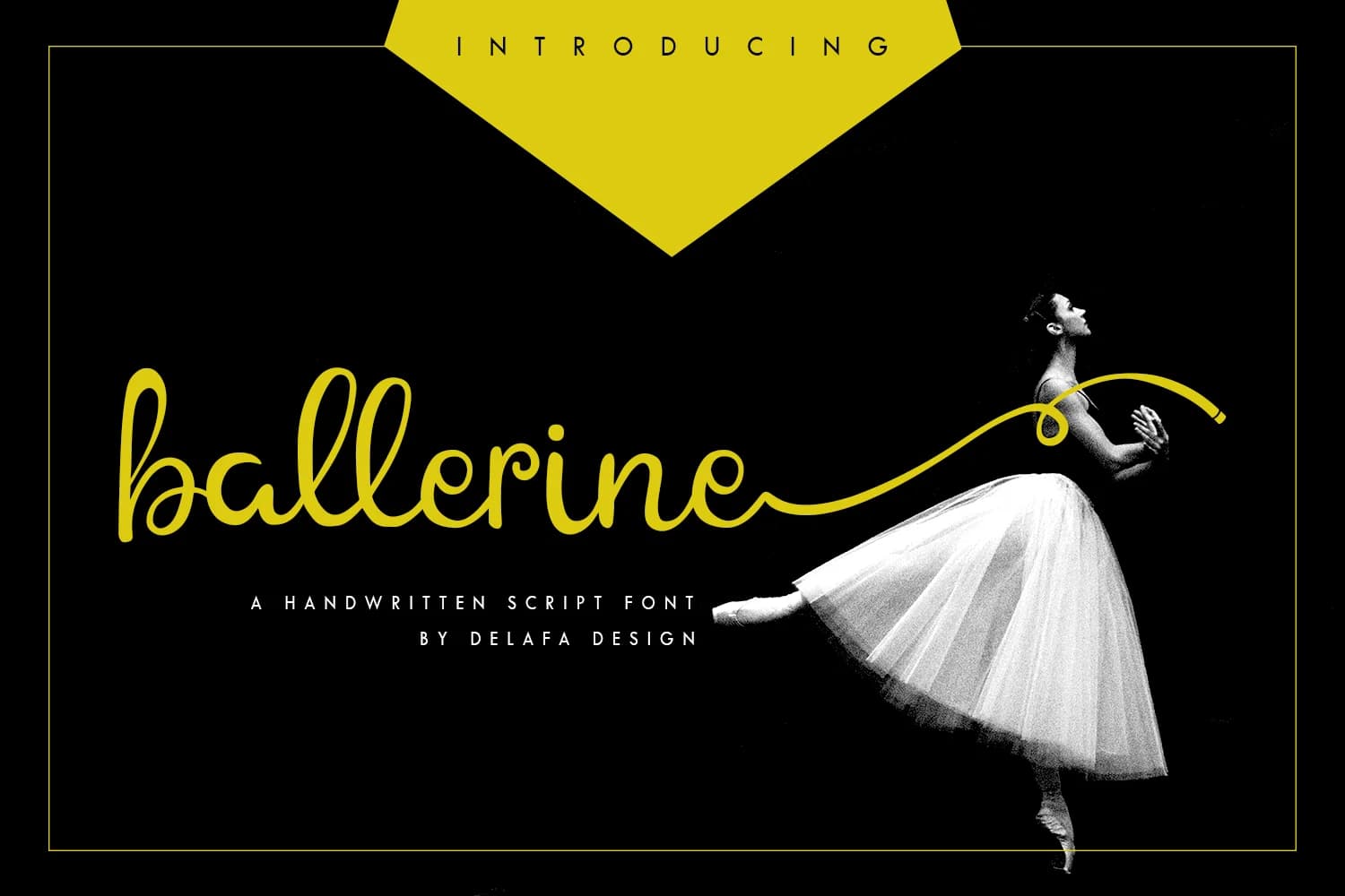 Ballerine Font by Delafa — Script Handwritten Font