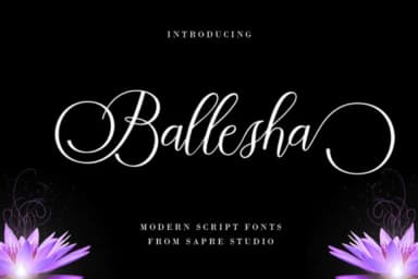 Ballesha Font by sapre.studio — Script Handwritten Font — thumbnail 1