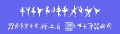 Ballet by Woodcutter — Dingbats Font — thumbnail 3