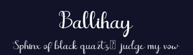 Ballihay by Portograph Studio — Script Handwritten Font — thumbnail 2