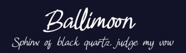 Ballimoon by Duanolle Studio — Script Handwritten Font — thumbnail 2