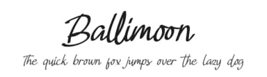 Ballimoon by Duanolle Studio — Script Handwritten Font — thumbnail 1