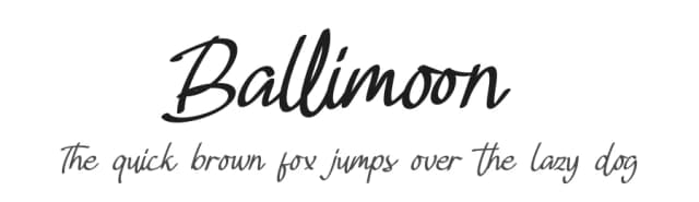 Ballimoon by Duanolle Studio — Script Handwritten Font