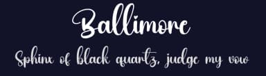 Ballimore by Scratchones — Script Handwritten Font — thumbnail 2
