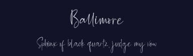 Ballimore by MJB Letters — Script Handwritten Font — thumbnail 2