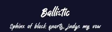 Ballistic by Rillatype — Script Handwritten Font — thumbnail 2