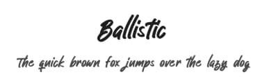 Ballistic by Rillatype — Script Handwritten Font — thumbnail 1