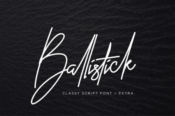 Ballistick Font by Sigit Dwipa — Script Handwritten Font