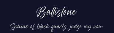 Ballistone by Timur Type — Script Handwritten Font — thumbnail 2