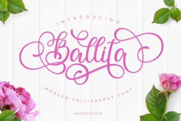 Ballita Script Font by Holydie Studio — Script Handwritten Font