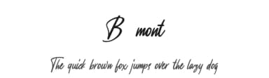 Ballmont by Hanzel Graphic — Script Handwritten Font — thumbnail 1