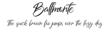 Ballmonte by Febryl Arully — Script Handwritten Font — thumbnail 1