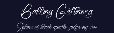 Ballmy Gettmorg by Letterena Studios — Script Handwritten Font — thumbnail 2