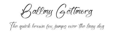 Ballmy Gettmorg by Letterena Studios — Script Handwritten Font — thumbnail 1