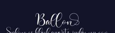 Ballon by infontree store — Script Handwritten Font — thumbnail 2