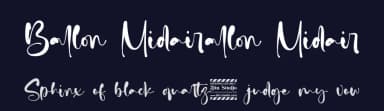 Ballon Midair by Din Studio — Script Handwritten Font — thumbnail 2