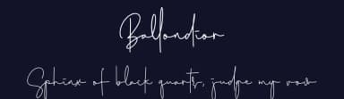 Ballondior by Abo Daniel Studio — Script Handwritten Font — thumbnail 2