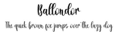 Ballondor by Inermedia Studio — Script Handwritten Font — thumbnail 1