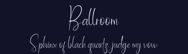 Ballroom by Sabrcreative — Script Handwritten Font — thumbnail 2