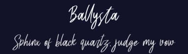 Ballysta by Skiiller Studio — Script Handwritten Font — thumbnail 2