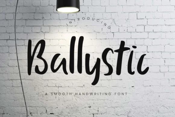 Ballystic Font by CreatypeStudio — Script Handwritten Font
