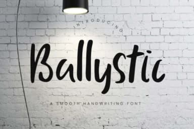 Ballystic Font by CreatypeStudio — Script Handwritten Font — thumbnail 1