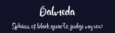 Balmeda by Kong Font — Script Handwritten Font — thumbnail 2