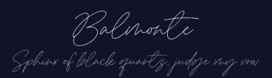 Balmonte by Atha Ruah — Script Handwritten Font — thumbnail 2