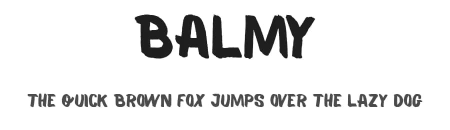 Balmy by Boris Garic — Script Handwritten Font — preview 1