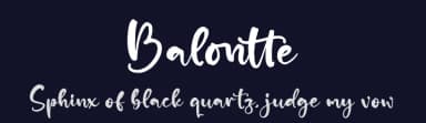 Balontte by Letterena Studios — Script Handwritten Font — thumbnail 2