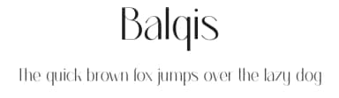 Balqis by Tokopress — Sans Serif Font — thumbnail 1