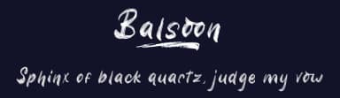 Balsoon by Attype Studio — Script Handwritten Font — thumbnail 2