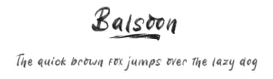 Balsoon by Attype Studio — Script Handwritten Font — thumbnail 1
