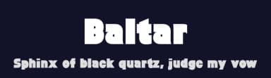 Baltar by Typodermic Fonts — Sans Serif Font — thumbnail 2