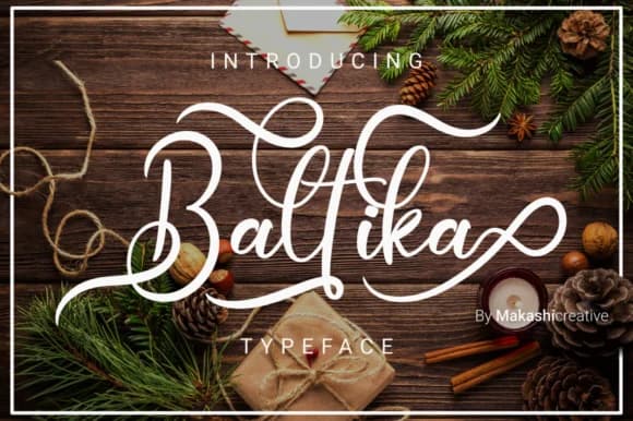 Baltika Font by kammaqsum — Script Handwritten Font
