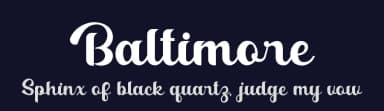 Baltimore by Yan Studio — Script Handwritten Font — thumbnail 2