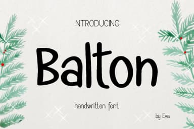 Balton Font by Digital Typeface Studio — Script Handwritten Font — thumbnail 2