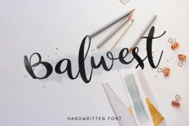 Balwest Font by Pasha Larin — Script Handwritten Font — thumbnail 1