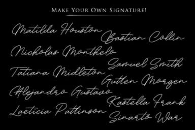 Bambang Signature Font by dmletter31 — Script Handwritten Font — thumbnail 2