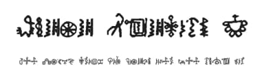 Bamum Symbols 1 by ~Sorcerer~ — Dingbats Font — thumbnail 1