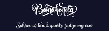 Banakenda by Madatype Studio — Script Handwritten Font — thumbnail 2