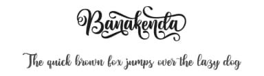 Banakenda by Madatype Studio — Script Handwritten Font — thumbnail 1
