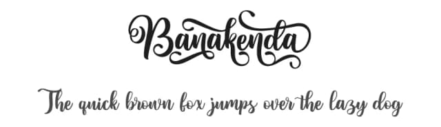 Banakenda by Madatype Studio — Script Handwritten Font