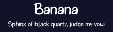 Banana by Etik Fatimah — Script Handwritten Font — thumbnail 2