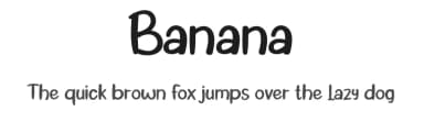 Banana by Etik Fatimah — Script Handwritten Font — thumbnail 1