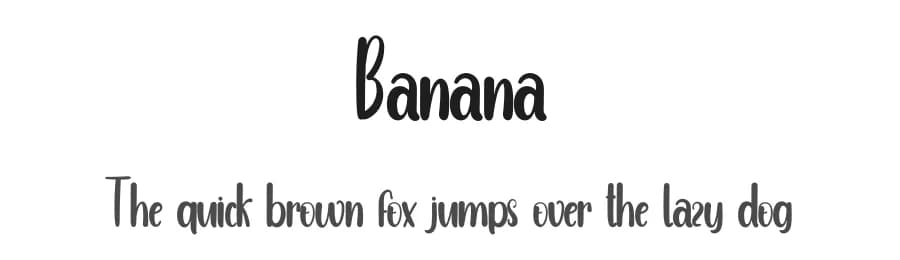 Banana by PiPi Creative STUDIO — Script Handwritten Font