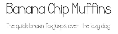 Banana Chip Muffins by Designs by Brielle — Script Handwritten Font — thumbnail 1