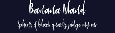 Banana Island by Id: #6888964 — Script Handwritten Font — thumbnail 2